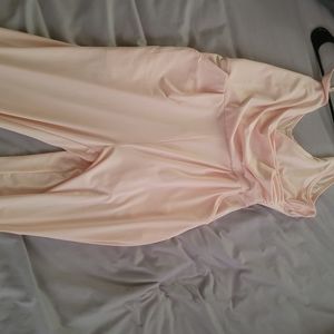 Spaghetti strap pink pants jumpsuit (never worn)